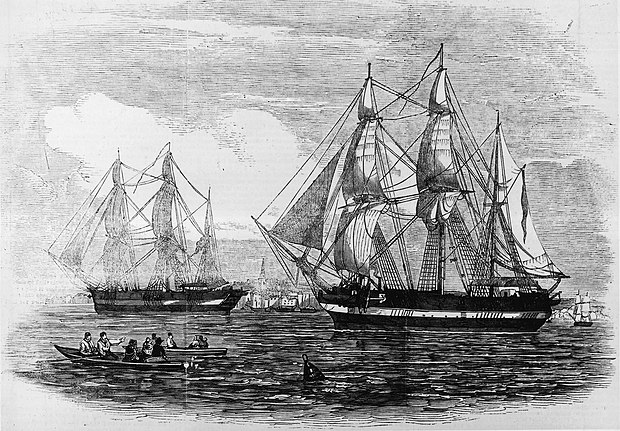The Franklin Expedition Set Sail