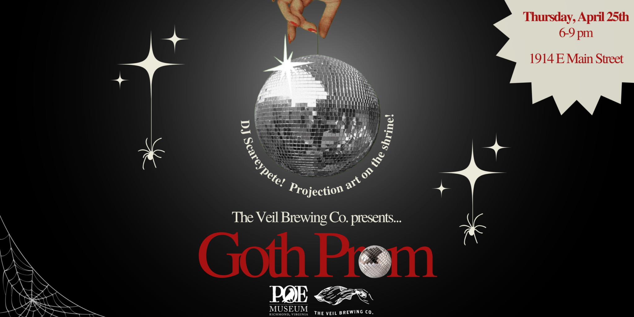 April 2024 Goth Prom Unhappy Hour