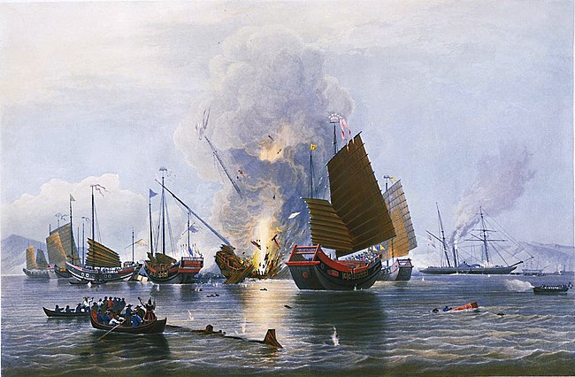 First Opium War Began