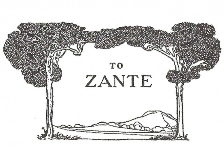 Sonnet — To Zante